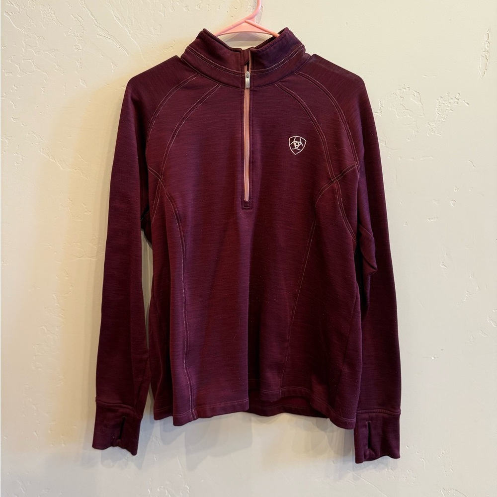 Ariat Women's Cowl Neck Sweater - Deep Purple